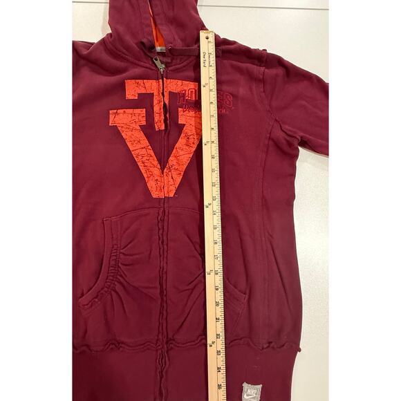 Virginia Tech Hokies Nike Zip Up Hoodie Embroidered Ladies Size Large (125) - Picture 11 of 12